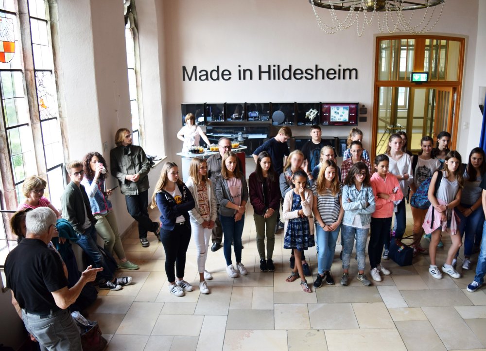 Le groupe reçu en Mairie de Hildesheim