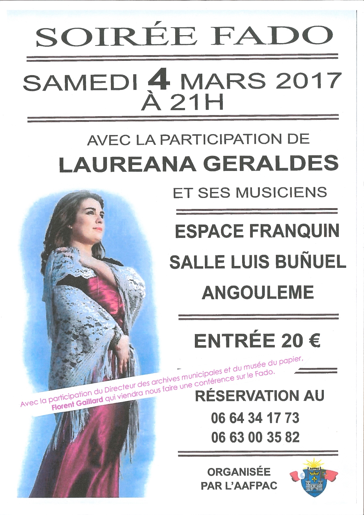 Soirée Fado – 4 mars 2017